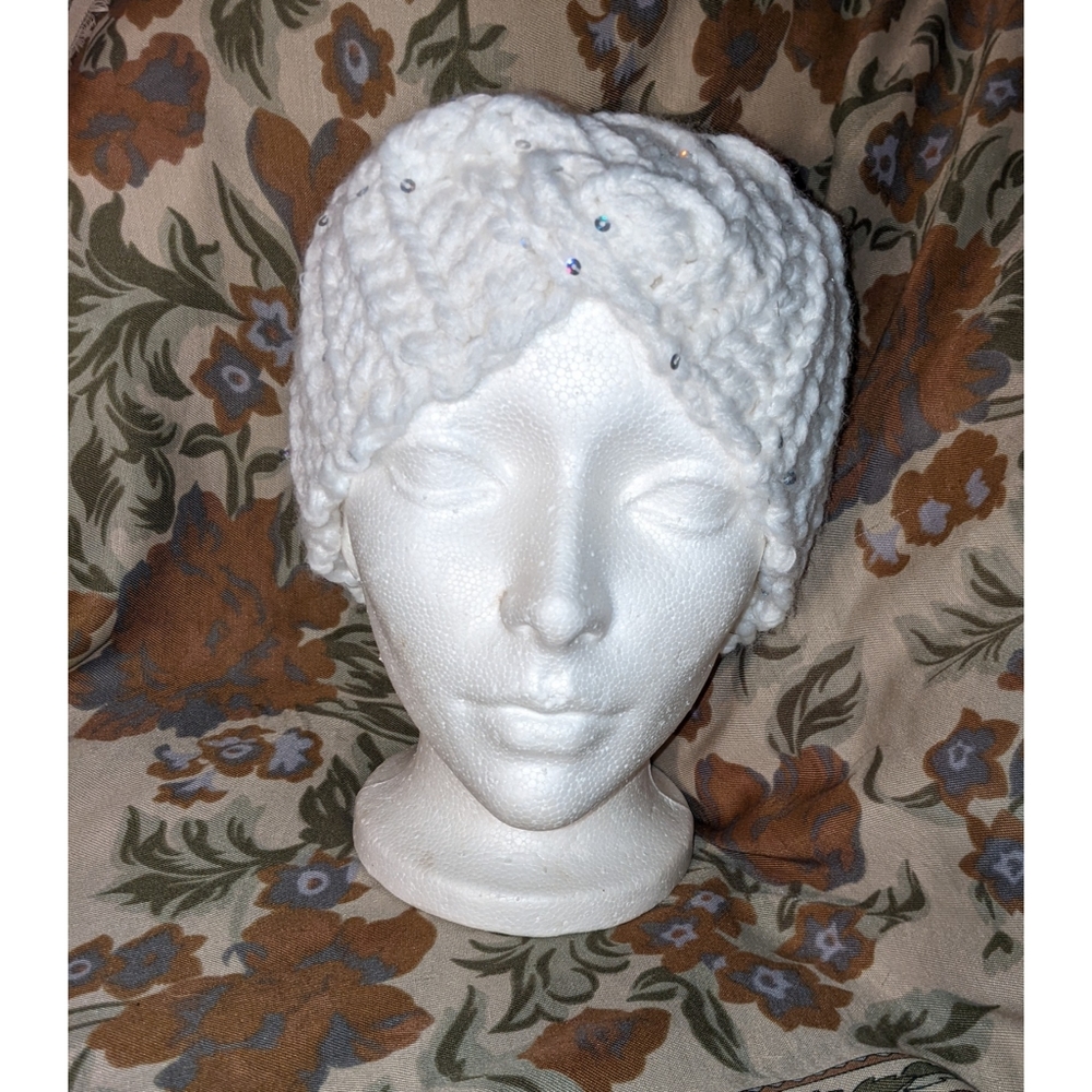 Head/Ear Twist Warmer Handmade Size Small.